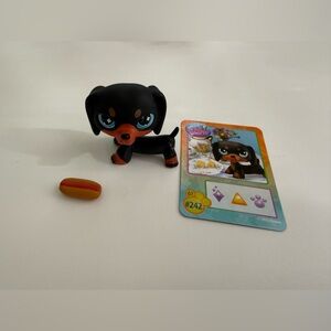 Littlest Pet Shop LPS Surprise Series 4 G7 #242 Dachshund G2 Retro Basic Fun NEW